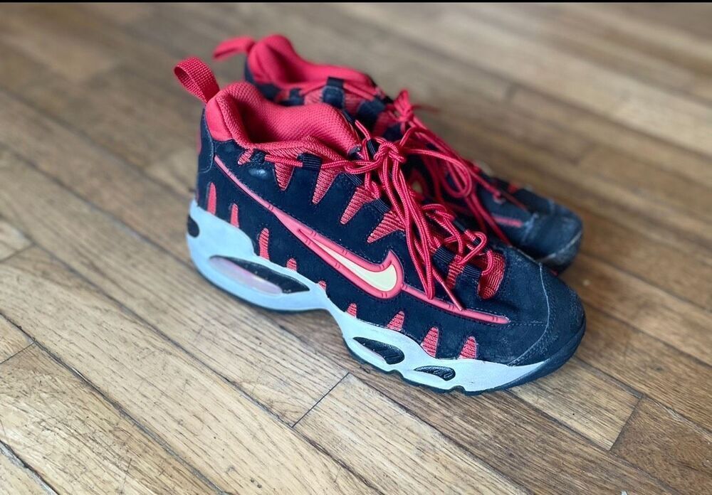 Nike Air Max NM University Black and Red 5 Youth Sneakers Tennis Shoes